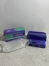 Vintage Avon Point 'N Shoot FILM Camera By Vivitar 1987 Purple/Teal UNTESTED