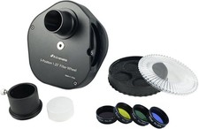 Filter Wheel 1.25 Inch 5-Position with Four Telescope Set