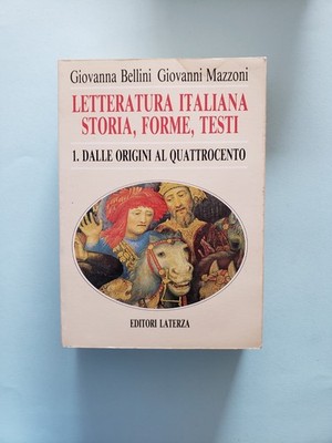 Buch Italienische Literatur Geschichte Formen Texte 1.Aufl. Laterza 1990 Ondix9 Gu4 MB