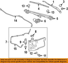 GM OEM 16-26 Acadia Windshield Wiper Washer Components-Wiper Arm Nut 11546460