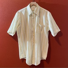 Vintage Arrow Men's Surrey Sanforized Plus 2 Button Down Short Sleeve Shirt