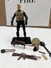  G.I. Joe Dusty Custom. Alternative weapons. 25th Anniversary Great Shape.