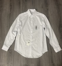 Calvin Klein Dress Shirt Mens Medium White Slim Fit NWT Long Sleeve