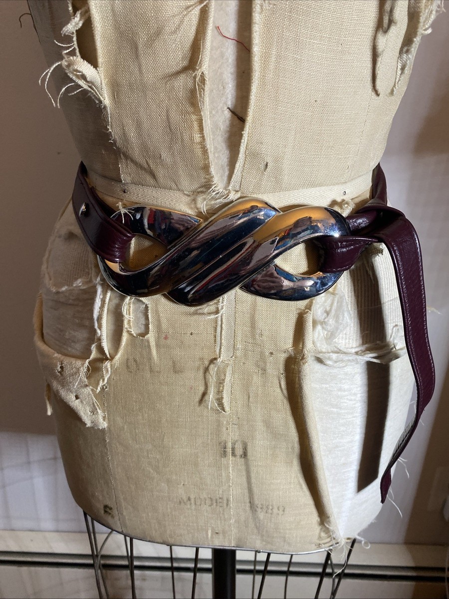 Alexis Kirk Vintage Belt Vintage Alexis Kirk Gold Hardware Honey Colored Lizard Belt  main image 3