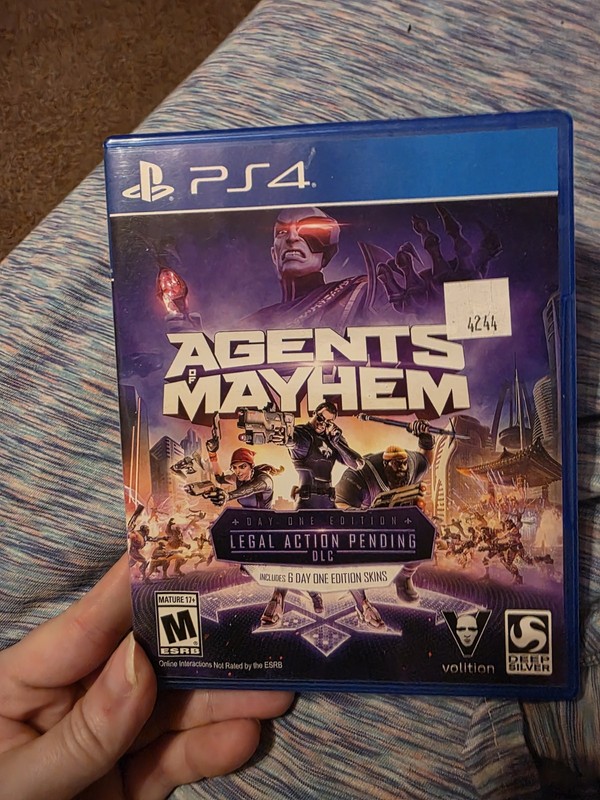 Agents Of Mayhem Day One Edition PS4 Sony PlayStation 4 No Inserts - Tested