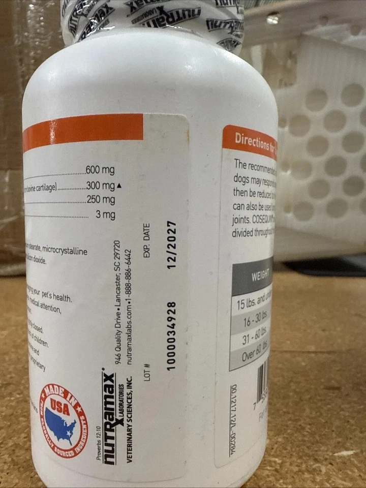 Lot Of 2 Cosequin Plus MSM Joint Health Supplement 132x2 Tablets Exp 2027 - Image 3 of 4