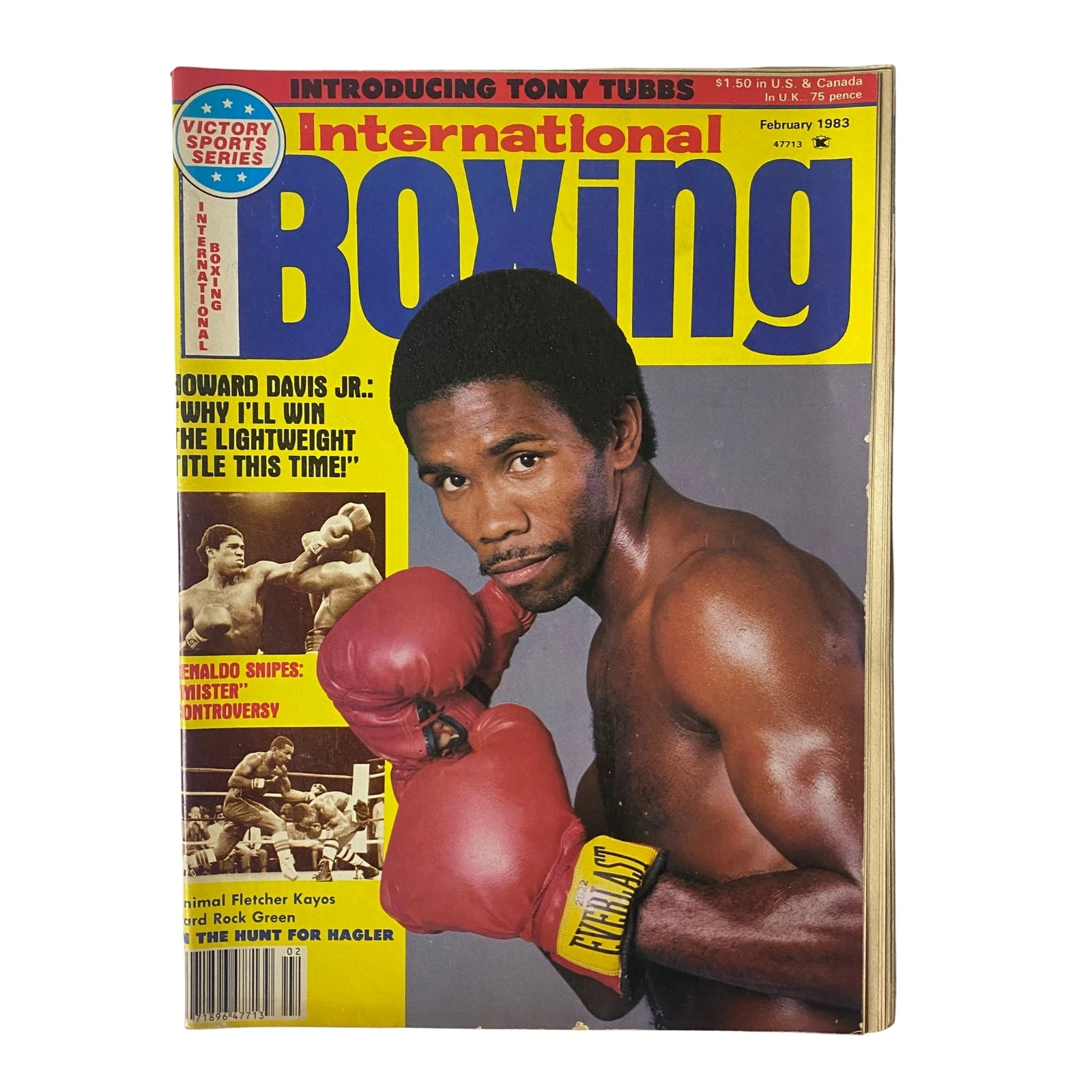 International Boxing Magazine February 1983 Howard Davis Jr. No Label - 画像1/2