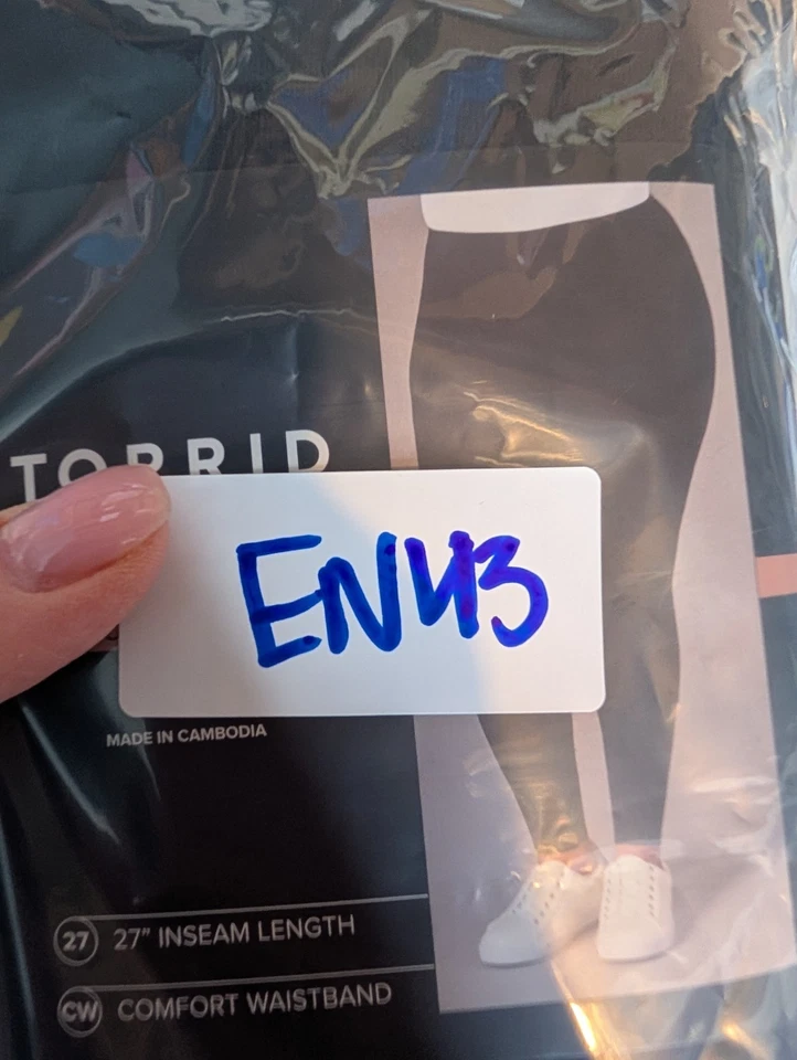 Legging Torrid Signature Cintura Premium Largo Completo Negro Talla 0/LG Active Lounge Foto 3 de 3