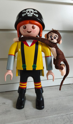 Pippi Langstrumpf Figur - XXL Playmobil mit Hr. Nilsson - Einschulung?