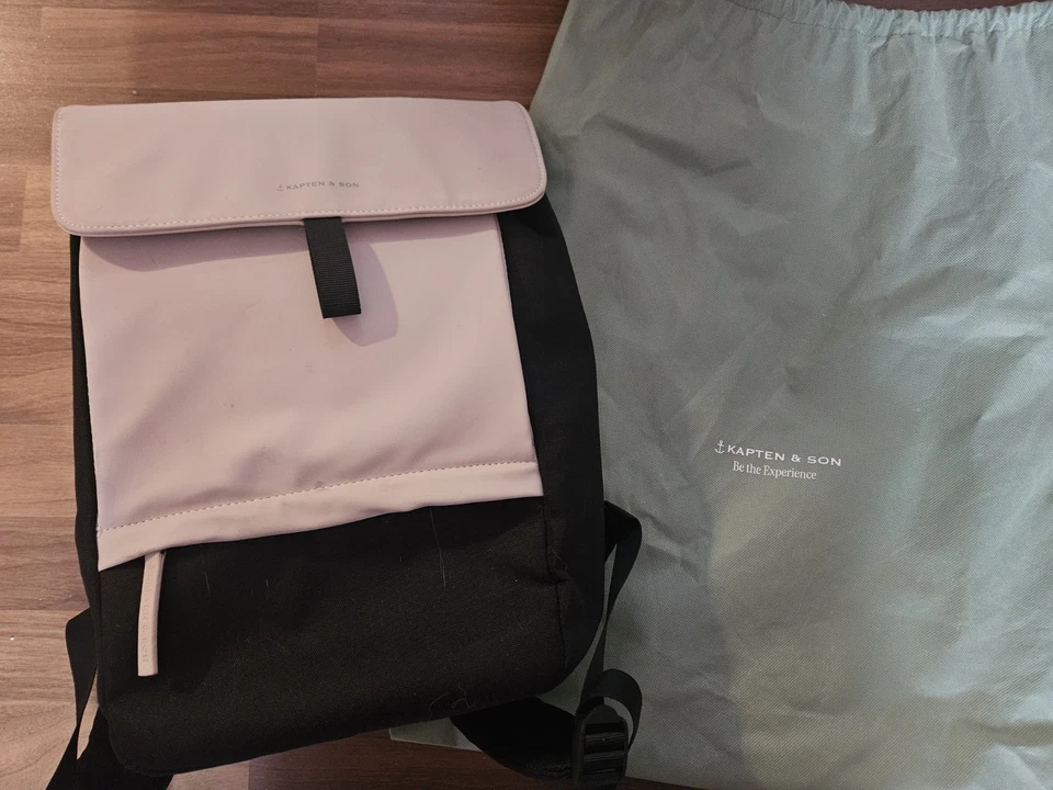 Kapten & Son Fynn Rucksack Cream Black 