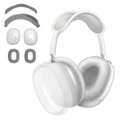 Hülle für Airpod Max Silikon Ohrpolster Schutz Cover für Apple Airpod Max Grau