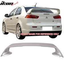 Fits 08-17 Mitsubishi Lancer X Evo Style Rear Trunk Spoiler Painted A31 Silver