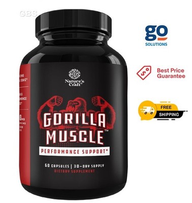Legal STEROID ANABOLIC pills BULKING Testosterone Booster MUSCLE GROW, 60 cap...