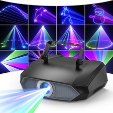 2W Projecteur Laser RGB 3D Animation APP DIY DMX DJ Disco Fête Scène Spectacle
