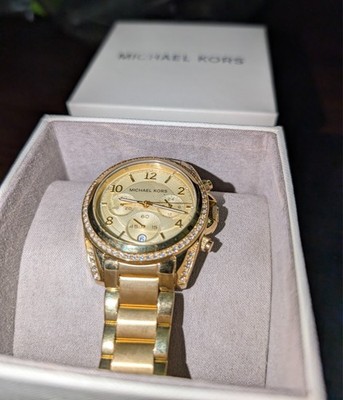 Michael Kors Uhr MK5166 Stahl vergoldet 20mm