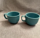 Homer Laughlin  Fiesta 18 oz Jumbo Mug Turquoise Soup Cup bowls