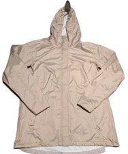 Cabela's 4 Most Dry-Plus Repel Men's 100% Nylon Shell Jacket Tan Size XL EUC