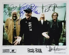 Cheap Trick SIGNED 2004 Promo Photo JSA LOA Autograph Zander Nielsen Petersson +
