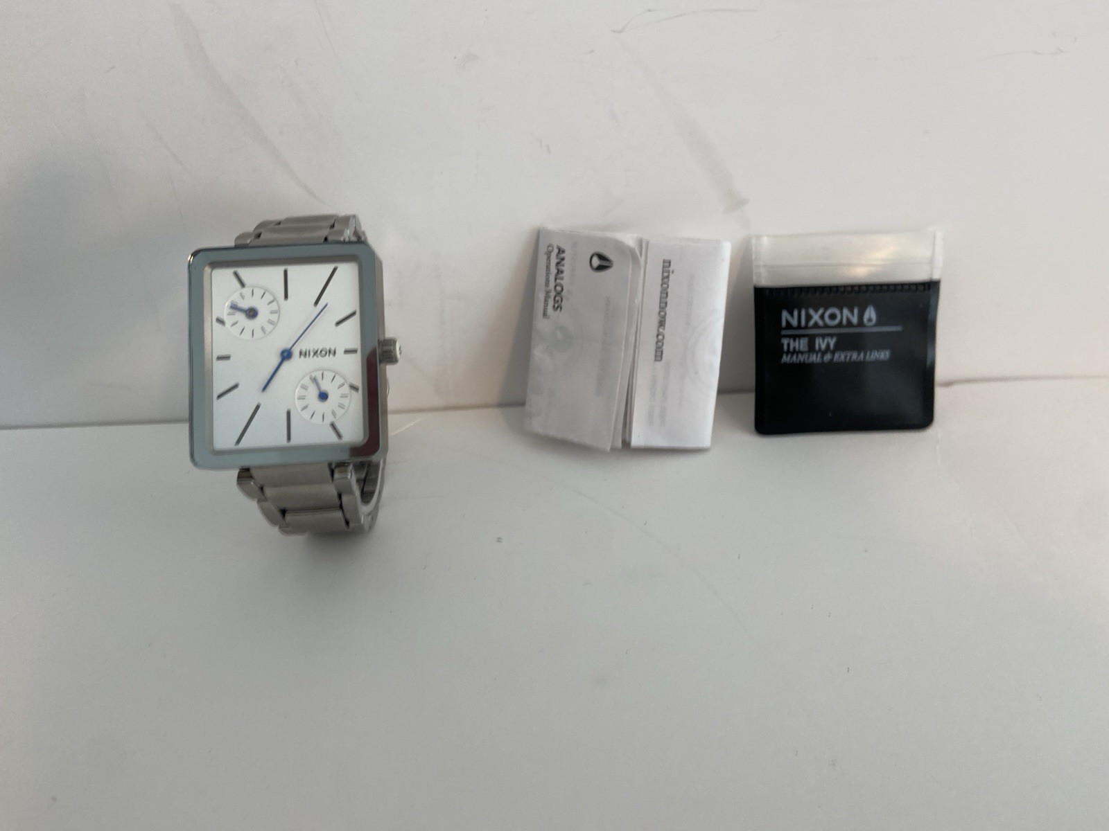 Nixon Mens Dual Delight Stainless Steel Watch New