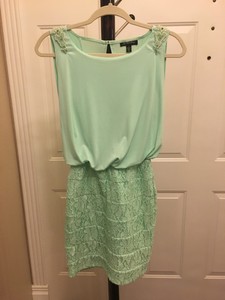 dillards green formal dress
