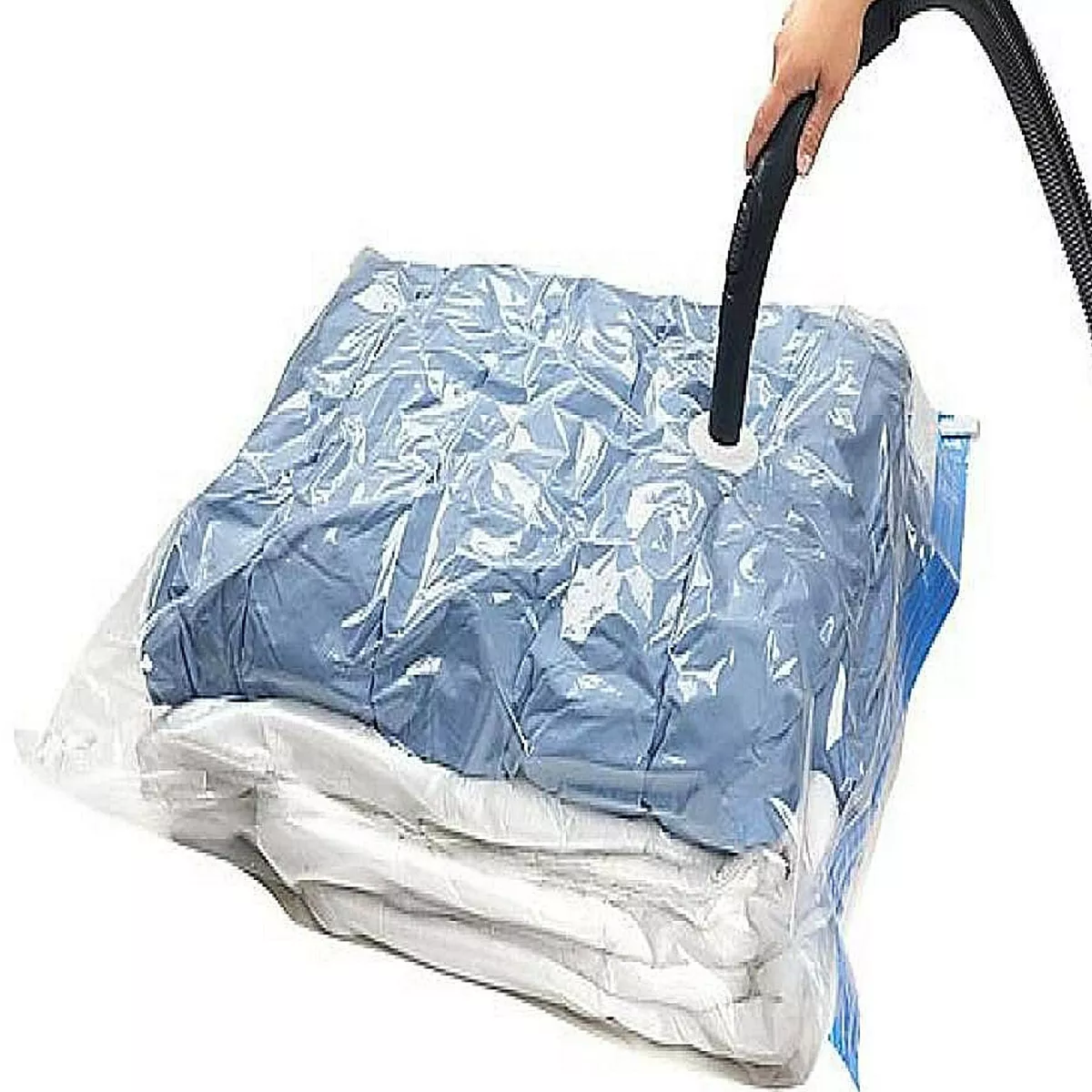 12 Packs Vacuum Storage Bags, Space Saver Bags (2 Jumbo/2 Large/2 Medium/2  Small/4 Roll) Compression Storage Bags for Comforters and Blankets, Vacuum  Sealer Bags for Clothes Storage, Hand Pump Included