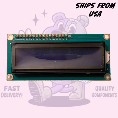 1602 BLUE LCD 16x2 HD44780 with IIC I2C Serial Interface Adapter Module Display