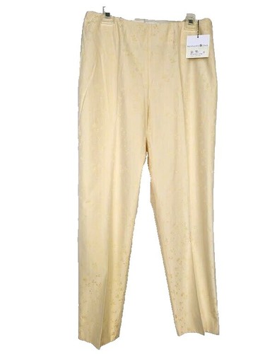 パンツ BERNARDZINS cotton linen Trousers Bernard Zins Pants Women's 14 Beige Linen Blend | eBay
