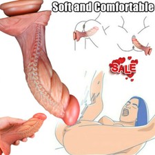 Realistic Dildo 7inch Wide Thick Penis Dong Dick Anal Butt G-spot Women Sex Toy