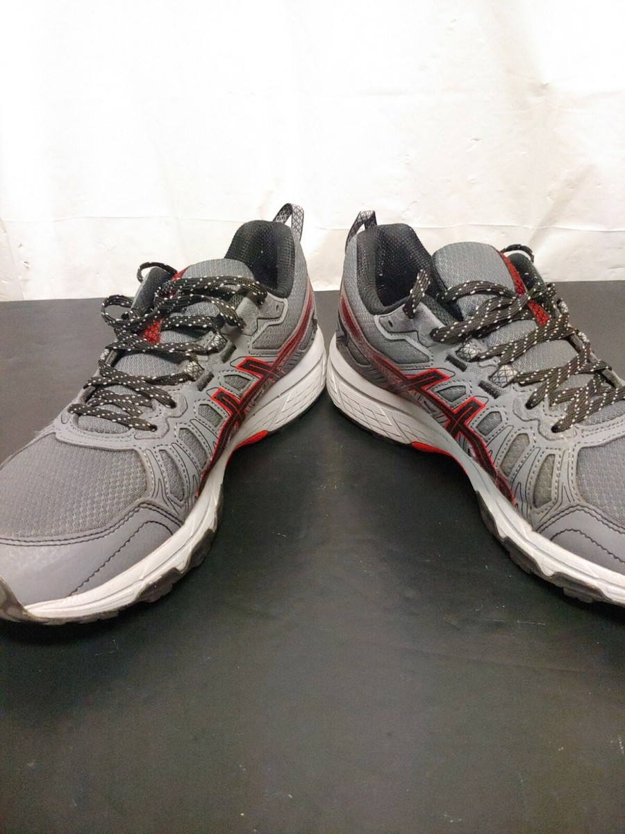 Asics Mens Gel Venture 7 1011A560 Gray Running Shoes Lace Up 