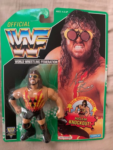 ADAM BOMB - Rare 1994 WWF/WWE Hasbro Green Card NI...