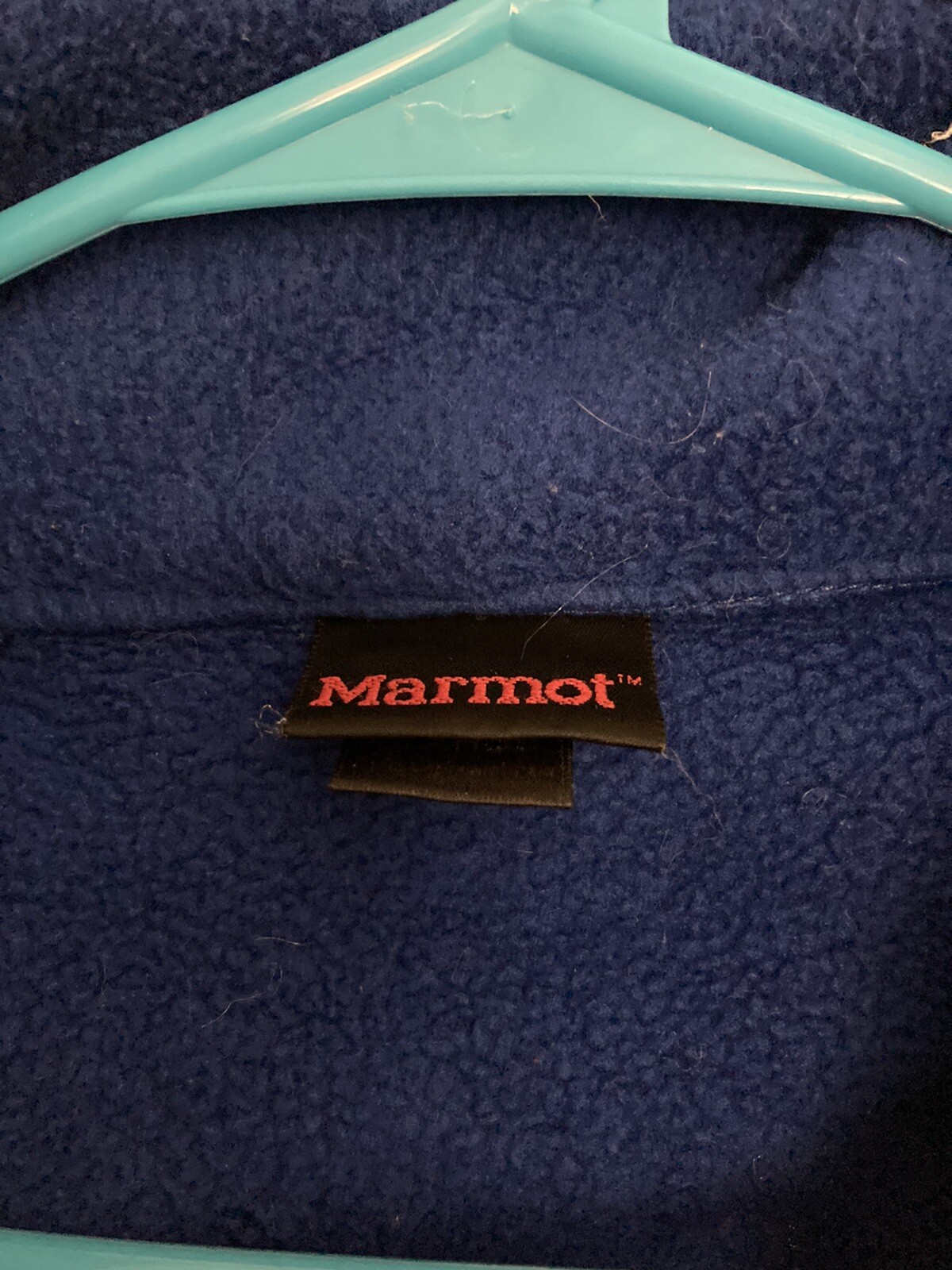 Marmot Mens XL Fleece Jacket Royal Blue and Black eBay