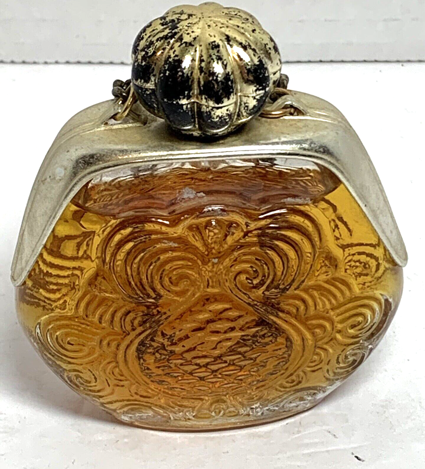 Vintage 70s Avon Bird of Paradise Cologne in Owl Glass Bottle