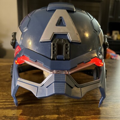 Captain America Marvel 2013 Light Up Mask Avengers Rogers Hasbro