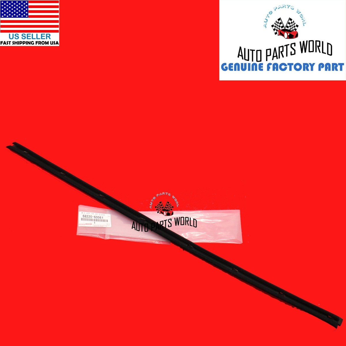 GENUINE TOYOTA 98-07 LAND CRUISER LX LEFT FR DOOR GLASS