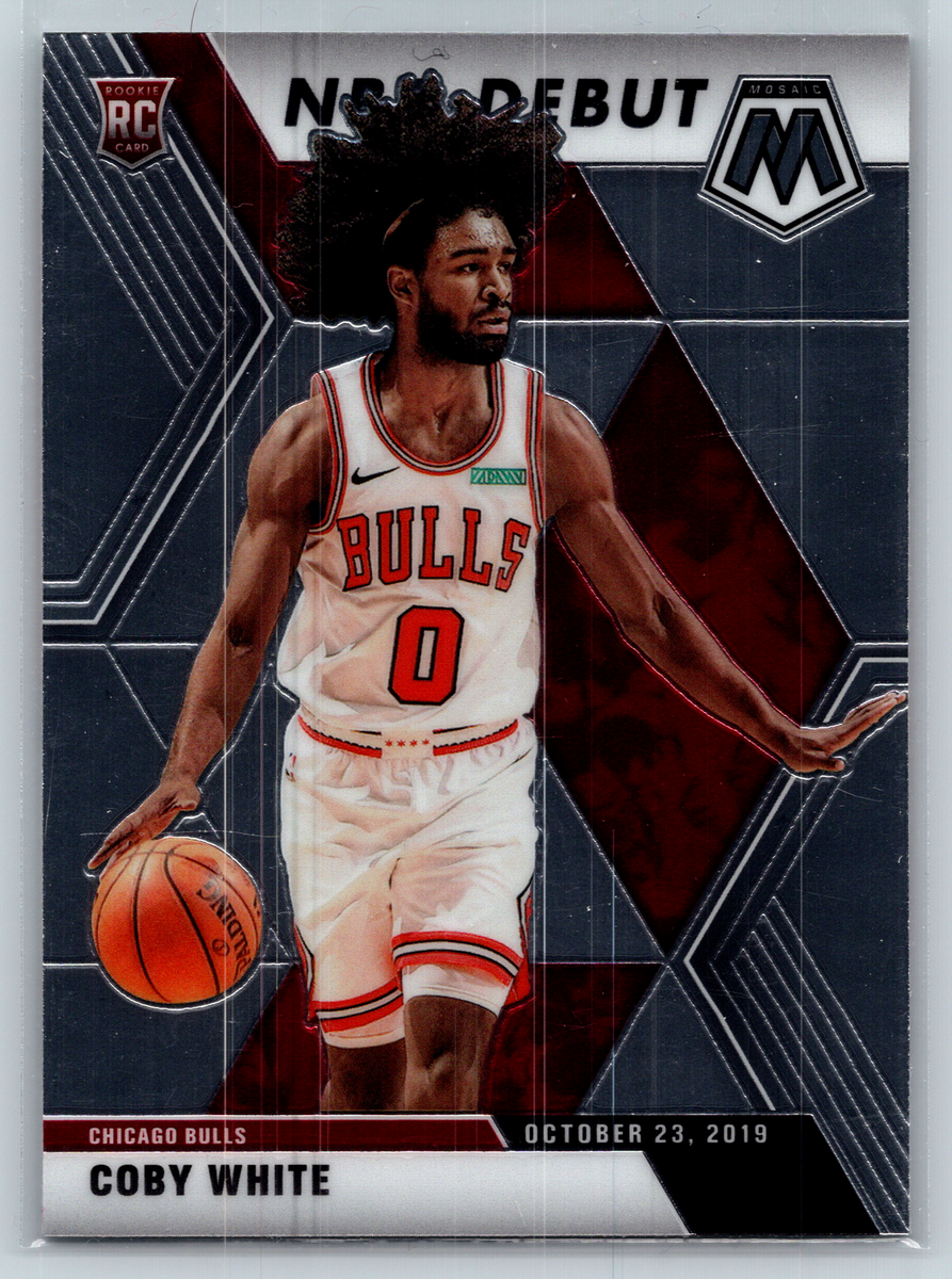 Coby White 2019 Panini Mosaic NBAD, RC #264 Chicago Bulls Rookie