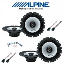 ALPINE SXE-1725S KIT 4 CASSE PER LANCIA PHEDRA 02>10 + CONN. ALTOPARLANTI AUTO