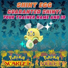 FLITTLE POKEMON SCARLET VIOLET ✨ SHINY EGG 6 IV ✨ CUSTOM AVAILABLE ✨