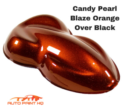 Candy Pearl Blaze Orange Basecoat Quart Complete Kit (Over Black Base)