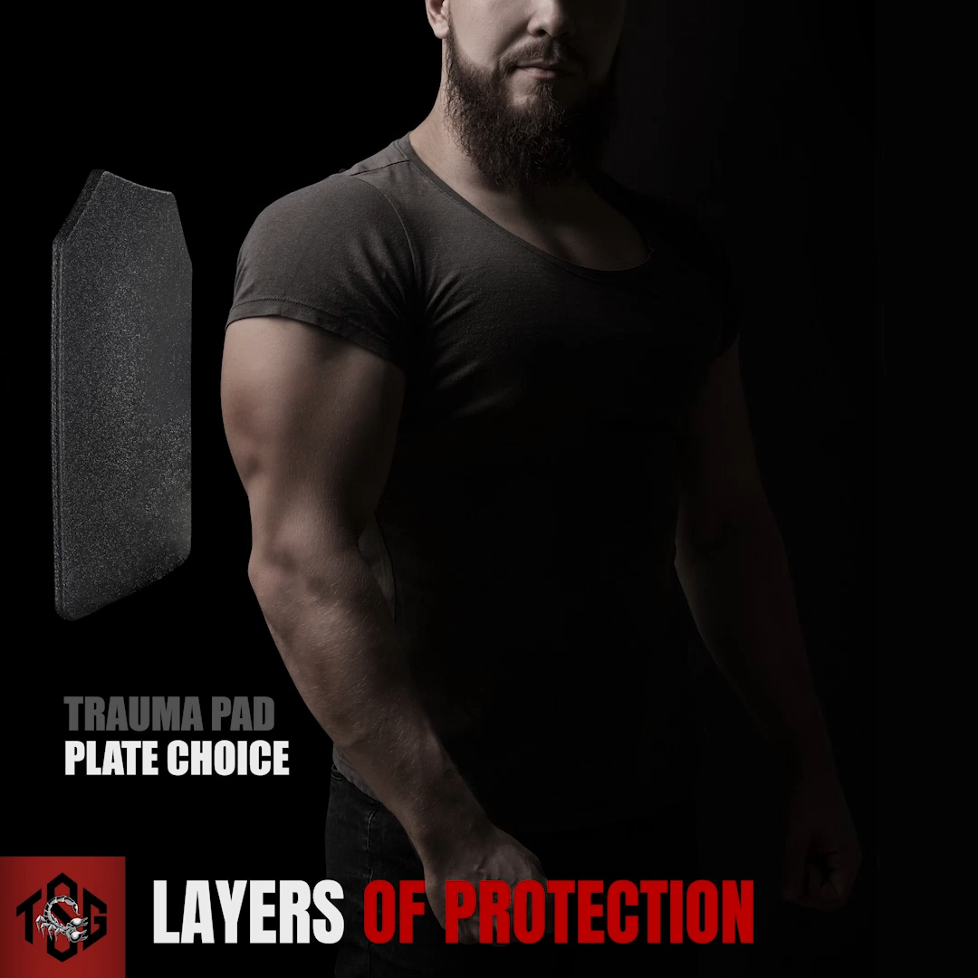 Tactical Scorpion Level IIIA 3A Body Armor Soft Plates | Choice of