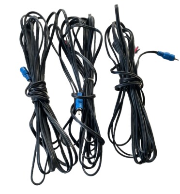 3 X Genuine Bose Lifestyle Acoustimass Cables Black 3 X 20 FT Rca