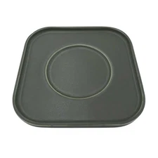 Forlife 904-OLV Artisan Collection Caf√© Saucer, 5.5-inch Square, Olive