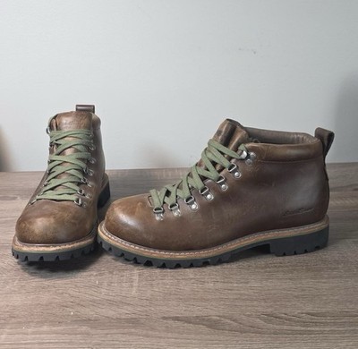 Eddie Bauer K Series K6 Boots Brown Leather, Waterproof, Size 12