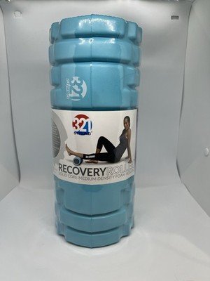 321 Strong Recovery Foam Roller   Medium Density   13  Aqua Blue
