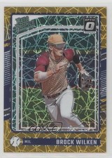 2024 Donruss Optic Rated Prospects Gold Velocity Prizm 3/10 Brock Wilken ti8