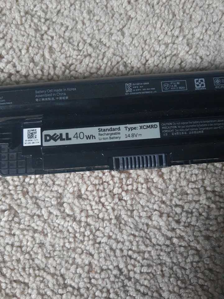 Аккумулятор Dell Inspiron 15 40 Втч XCMRD НЕПРОВЕРЕННЫЙ - Изображение 2 из 3