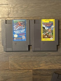 NES Nintendo Video Game Lot Of 12 Vintage Tested Tengen Baseball Stars Amagon