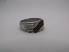 ref. 13 -  WW1 - BAGUE DE POILU  guerre 14/18 avec initiales E.M