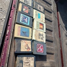Vintage Lot Of 11 Rock 8 Tracks Led Zep, Van Halen More