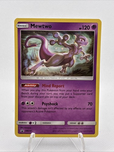 Mewtwo - SM214 Holo Promo Sun & Moon Promo Pokemon NM