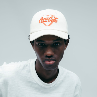 HUMAN MADE x Coca-Cola 5Panel Twill Cap White XX31GD021 | eBay